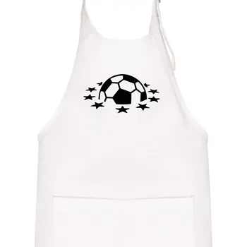 Kuchyňská zástěra Liga mistrů míč - Dětská zástěra na vaření - Univerzální velikost ( Bílá )