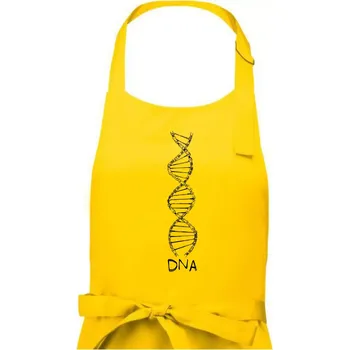 Kuchyňská zástěra Cyklistovo DNA - Pánská zástěra na vaření - Univerzální velikost ( Žlutá )