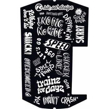 Blatník na kolo Nálepka RIESEL Roxy:Coat pro blatník RS Zeb, Slang