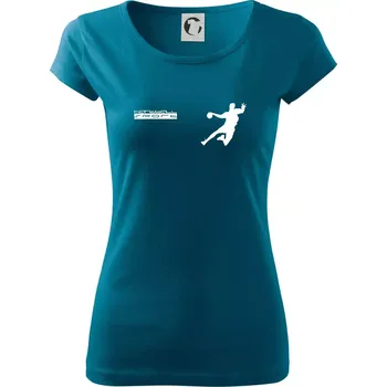 Dámské tričko Handball sport - Dámské triko Pure - M ( Petrolejová )