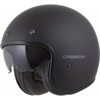 Helma na motorku Přilba Oxygen 2.0 Solid, CASSIDA (černá matná/tmavě šedá) 2026 2XL (63 až 64 cm)