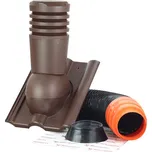 Komplet odvětrací Betonpres DN150 hnědá