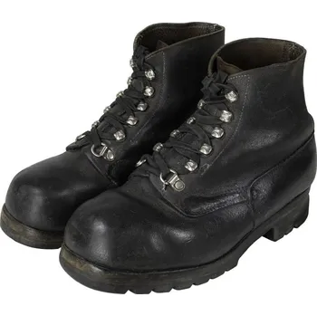 Těžké boty Armda vcarsk Boty švýcarské pohorky s gum. podr. kožené použité ČERNÁ - BLACK 26