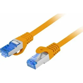 Síťový kabel Lanberg Patchcord cat.6a S/FTP LSZH CCA 0,25m oranžový, fluke