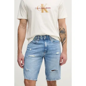 Pánské kraťasy Kraťasy Calvin Klein Jeans pánské, modrá barva, J30J327188 50J, vel. 32