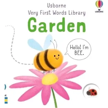 Cizojazyčná kniha Very First Words Library Garden (Matthew Oldham, 2022)