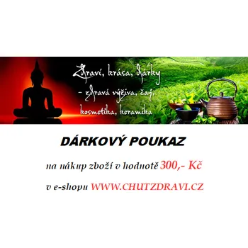 Dárková visačka Dárkový poukaz v hodnotě 300,- Kč 43205