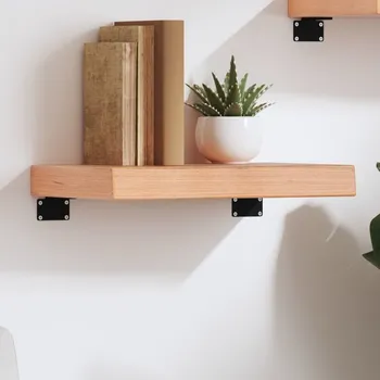 police vidaXL Nástěnná police 40x20x6 cm ošetřený masivní dub [363745] Barva: světle hnědá