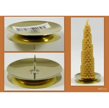 Svícen Svícen stolní 5cm 24ks S17 zlatý