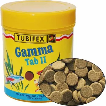 Krmivo pro rybičky Tubifex Gamma Tab II (lepící na sklo) 125 ml