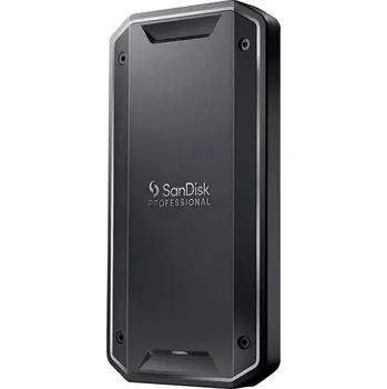 SSD disk SanDisk 1 TB, externí SSD disk, Thunderbolt 3, USB-C™ (USB 3.2 Gen 2), černá