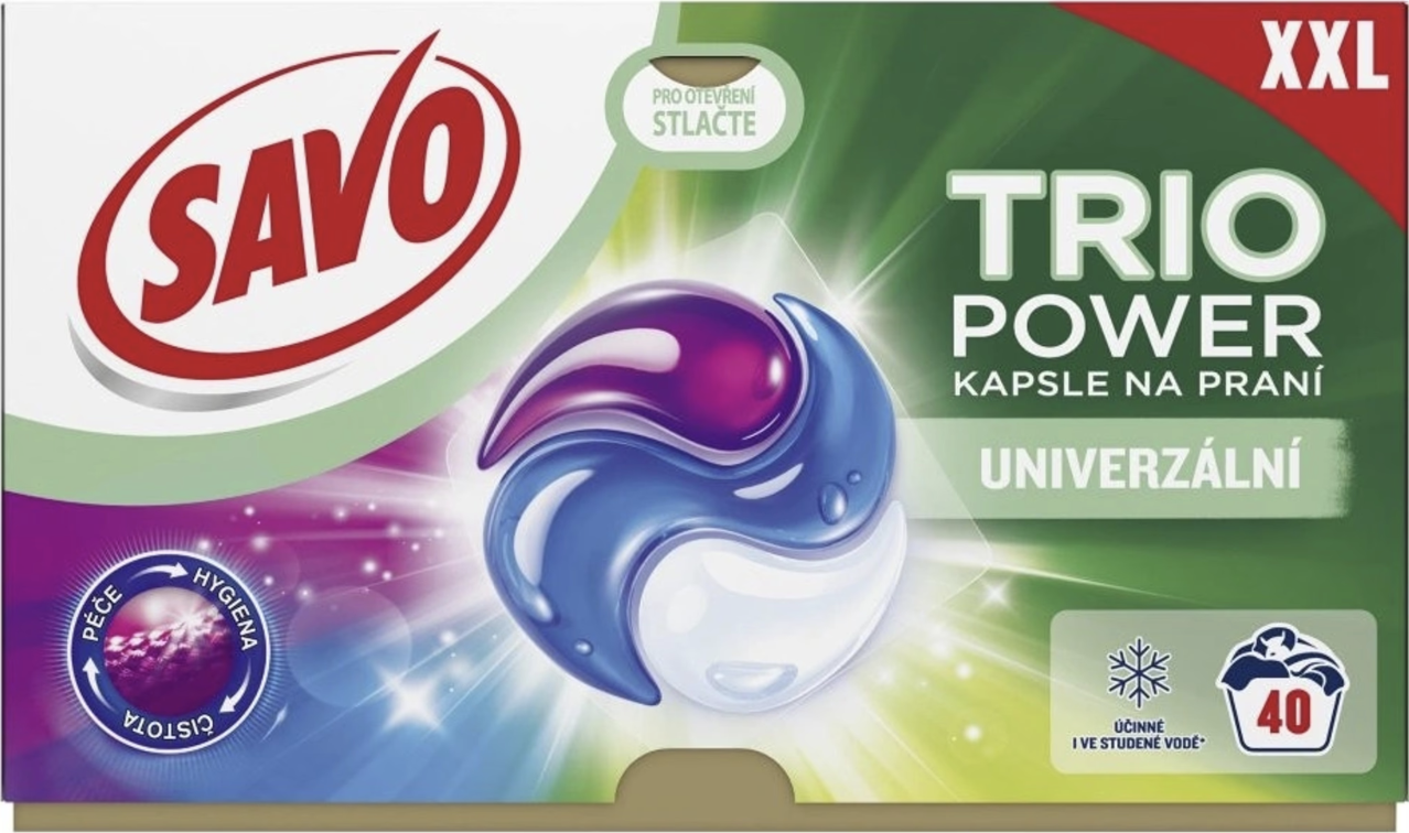 SAVO Trio Power Univerzální 40ks v krabičce SAVO Trio Power Univerzální 40ks v krabičce