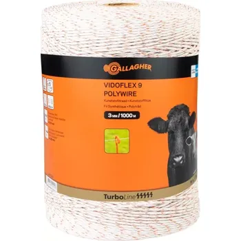 Ohradník Lanko pro ohradník TurboLine, Ø3mm, 1000m, oranžovo-bílé