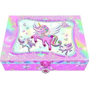 kreativní sada Alltoys Tajná dopisní sada, šperkovnice jednorožci