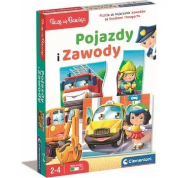 Puzzle Clementoni Hádanky s vozidly a profesemi