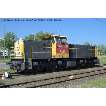 Modelová železnice PIKO 59168 H0 Dieselová lokomotiva 6400 "Railion", NL, Ep.VI, DCC ZVUK PI59168