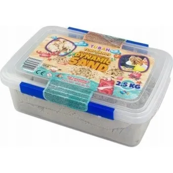 TUBAN Dynamický písek 2,5 kg v krabici, přírodní