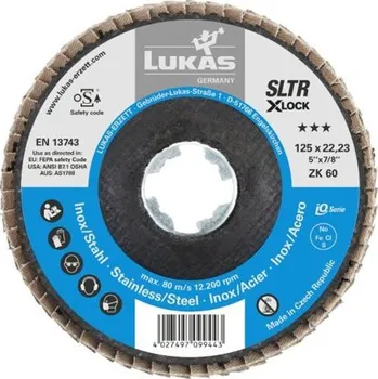 Brusný kotouč LUKAS Brusné lamelové talíře SLTR 125 X-LOCK ZK 40, A67181250401865