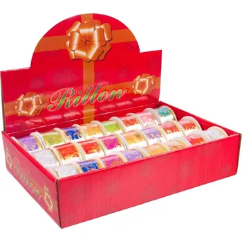 Stuha MFP stuha vánoční 2,7m x 3,8cm box mix 8881870