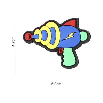 Nášivka Gumová nášivka 101 Inc Spacegun - modrá