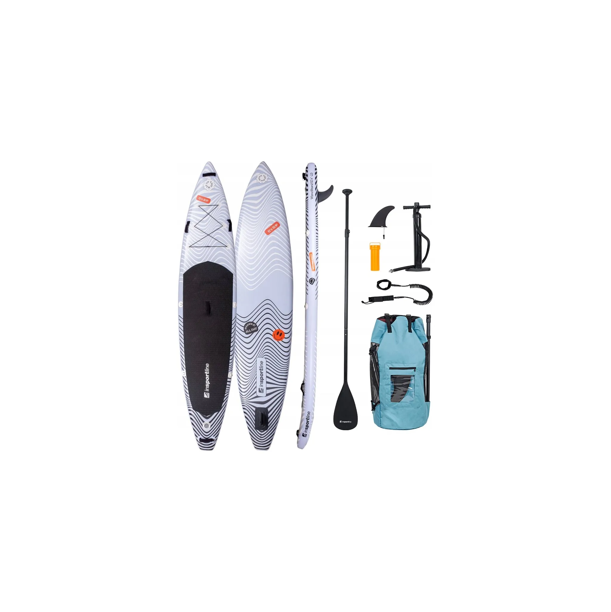 Fotografie 1 - Paddleboard inSPORTline WaveShard 12'6" 28204