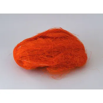 SISAL - vlákno ORANŽOVÉ 50 g