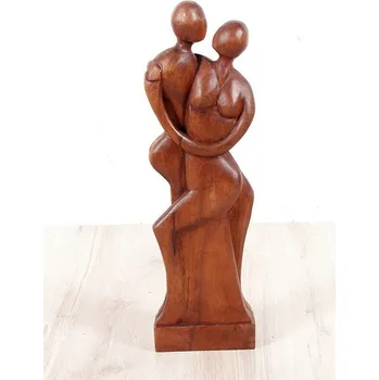 Dřevěná soška Milenci 50 cm 1605109
