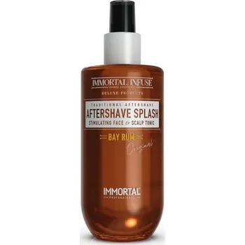 Voda po holení a stimulační tonikum pro pokožku hlavy Immortal Infuse Aftershave Splash Original 250 ml