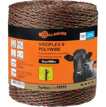 Ohradník Lanko pro ohradník TurboLine, Ø3mm, 400m, hnědé