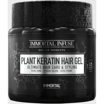Stylingový přípravek Immortal Infuse Plant Keratin Hair Gel extra silný gel na vlasy s keratinem 500 ml