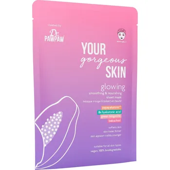 Pleťová maska Dr. PAWPAW Your Gorgeous Skin Glowing Sheet Mask 25 ml