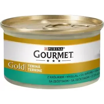 Krmivo pro kočku Purina GOURMET GOLD paštika z králíka 85 g (7613032816797)