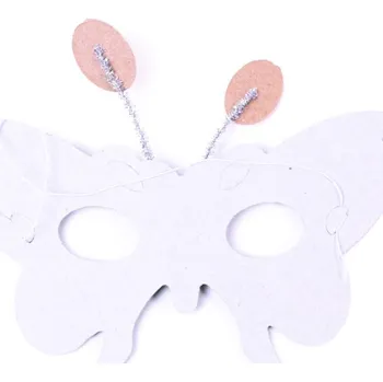 Karnevalová maska Aga4Kids Dětské škrabošky DS942PI 6 ks