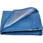 Plachta 10x15m 70g/1m2 PE modro-stříbrná zakrývací 25150