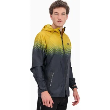 Pánská bunda BODYCROSS Bežecká větrovka Brandon 2XL ŽLUTÁ