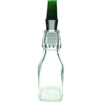 Nádoba na olej a ocet Skleněná nádoba (láhev) na olej a ocet s kartáčem OLIPAC BRUSH 0,125 l