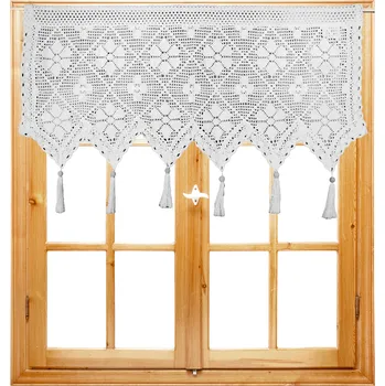 Záclona Jedeka Háčkovaná Bílá 60 x 250 cm