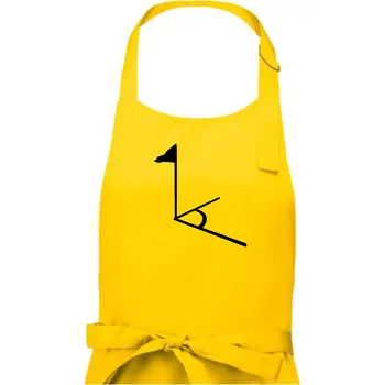 Kuchyňská zástěra Rohový praporek - Dámská zástěra na vaření - Univerzální velikost ( Žlutá )