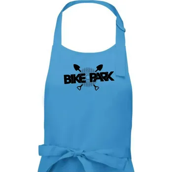 Kuchyňská zástěra Bike park kazeta - Dámská zástěra na vaření - Univerzální velikost ( Světlý tyrkys )