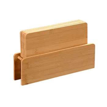 KESPER Sada 5ks prkének ve stojanu, bambus, 29x18x6cm