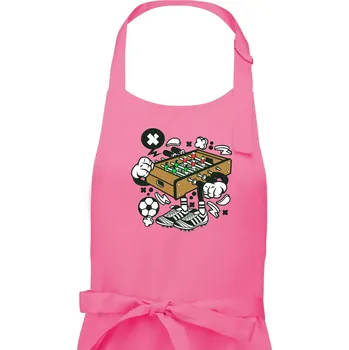 Kuchyňská zástěra Fotbalový stolňák - Dámská zástěra na vaření - Univerzální velikost ( Růžová )
