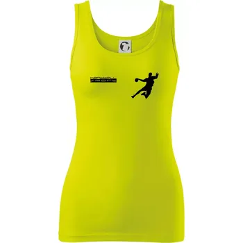 Dámské tričko Handball sport - Dámské tílko - M ( Limetková )