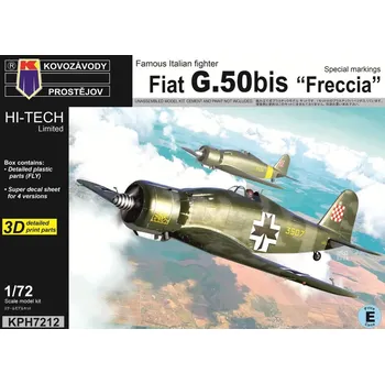 Plastikový model 1:72 Fiat G.50bis Freccia „Special Markings“ (HI-TECH Limited)