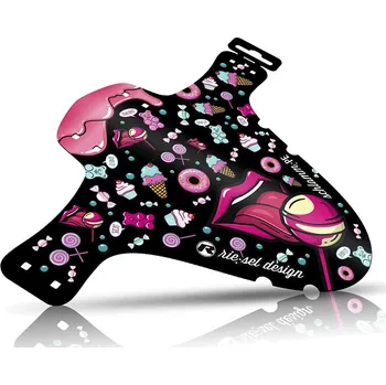 Blatník na kolo Přední blatník RIESEL SchlammPE, Candy