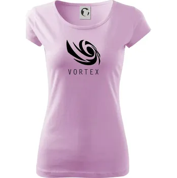 Dámské tričko Vortex logo jednobarevné - Dámské triko Pure - S ( Orchid )
