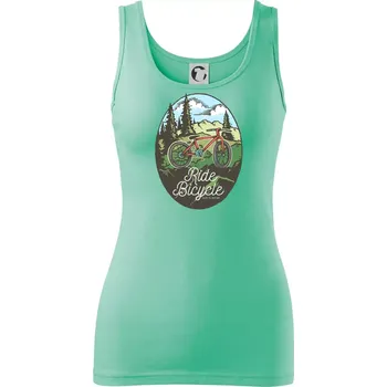 Dámské oblečení Ride Bicycle Nature - Dámské tílko - M ( Mátová )