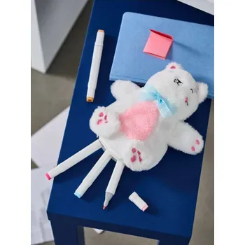 Penál Sinsay - Plyšový penál - bílá - 993GI-00X - 993GI-00X-ONE