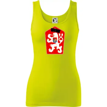 Mistrovství světa v ledním hokeji 1969 znak samostatný bez čísla - Dámské tílko - XS ( Limetková )