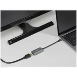 Delock - Video adaptér - USB-C s piny (male) do HDMI se zdířkami (female) - 20 cm - šedá - podpora 8K60Hz (7680 x 4320) (62632)