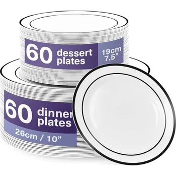 Talíř Sada plastových talířů Matana